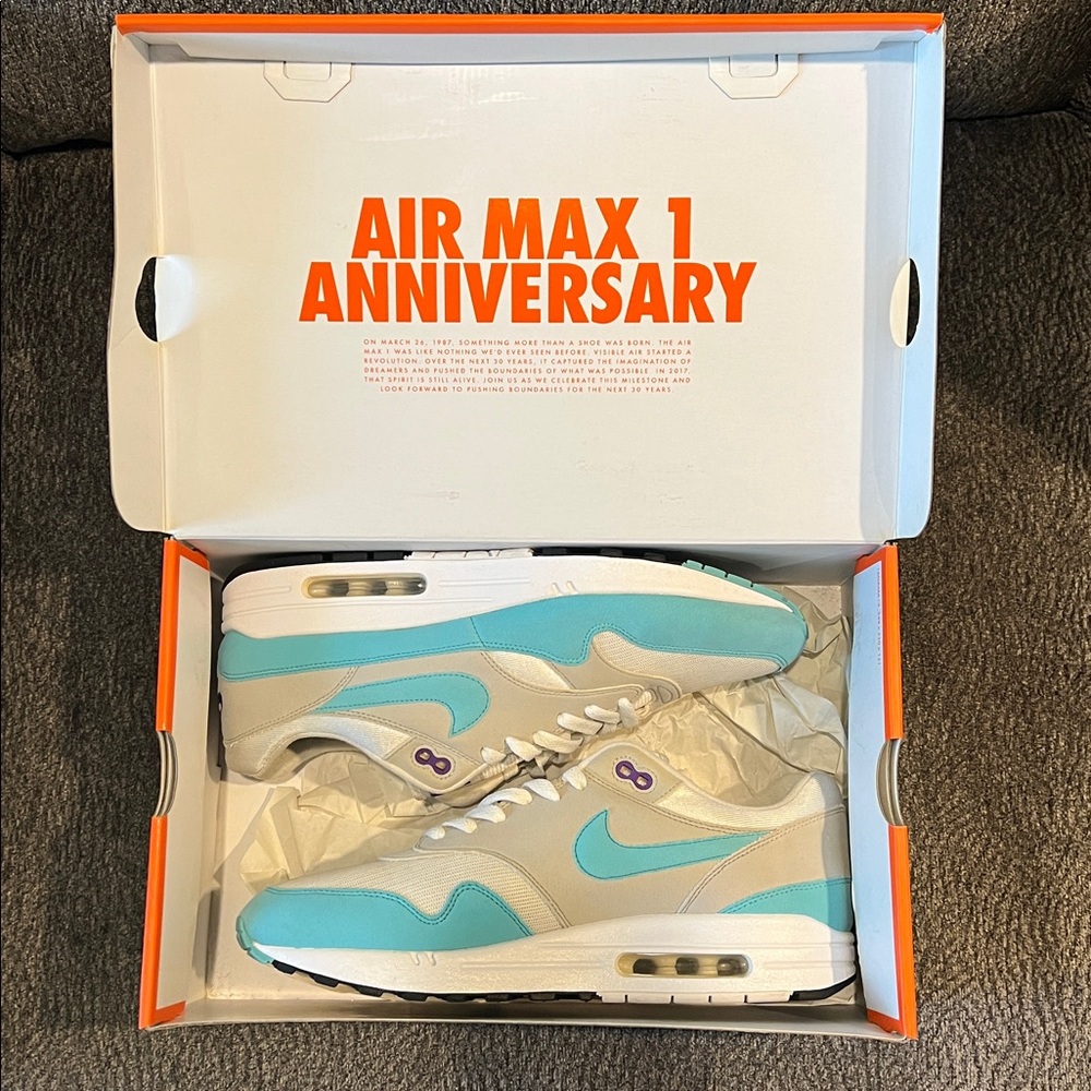 Nike Air Max 1 Anniversary “ Aqua “ - Picture 6 of 7